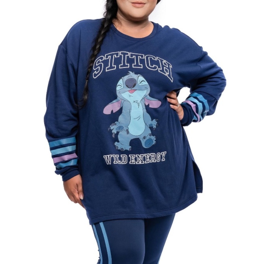 Disney Blue Stitch Sweatshirt